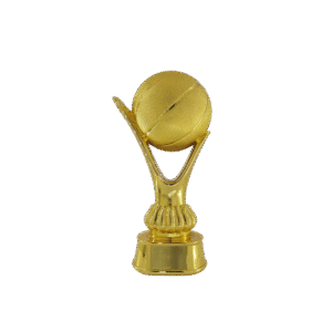 F191 Resin trophy Golden basketball
